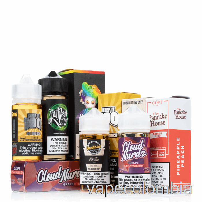 Vape Kit Completo E-líquido Misterioso Paquete De 100/200ml Edición De 100ml - 0mg